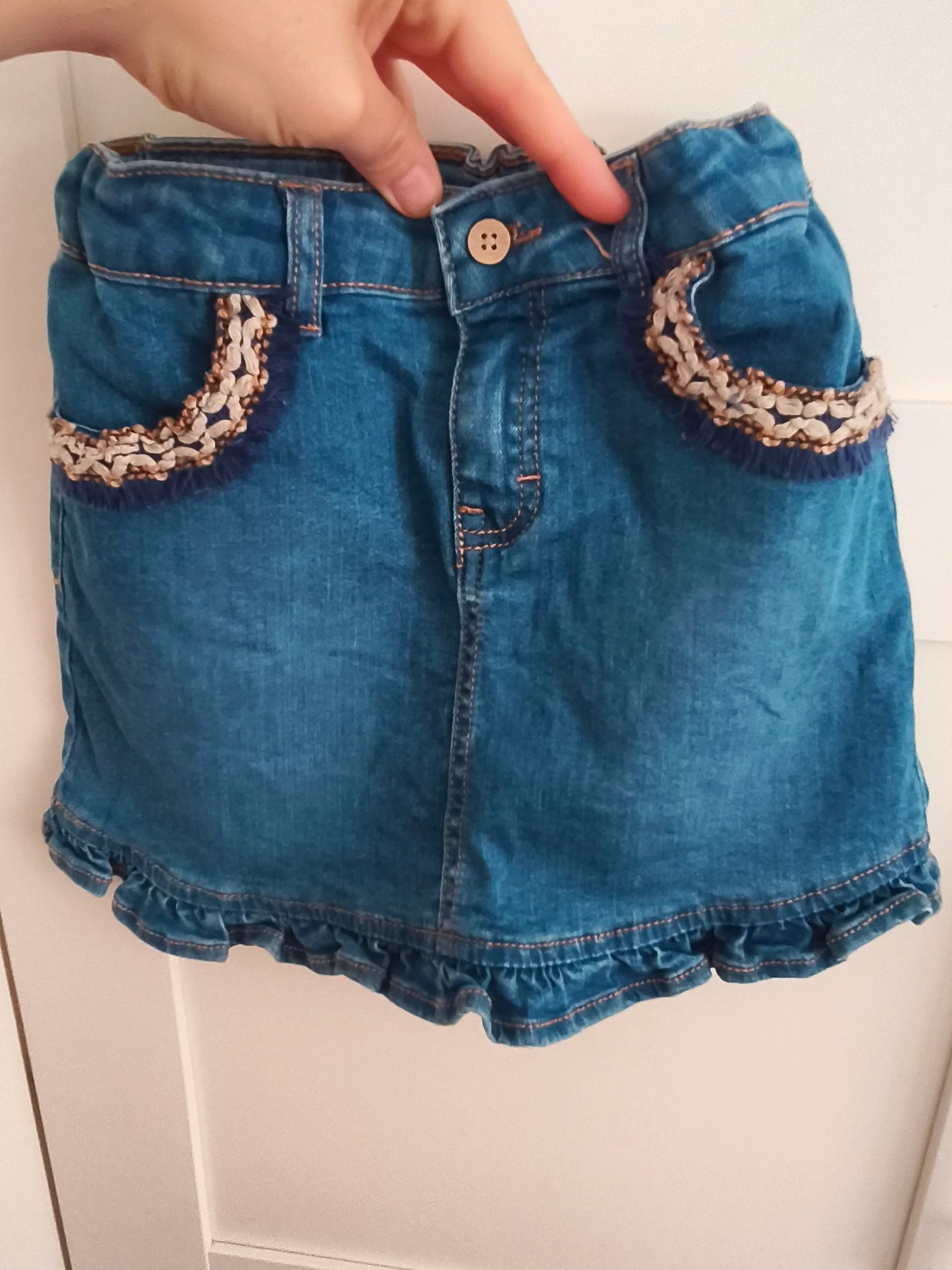 Falda vaquera niña mayoral talla 7  – photo 6